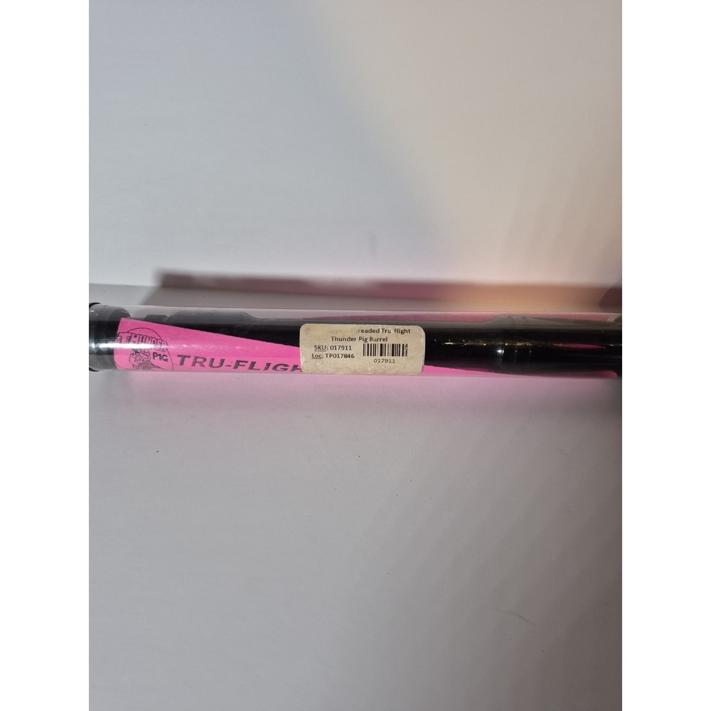 CMI Tru-Flight Thunder Pig Paintball Barrel Rifled Spyder Thread Black New 9"
